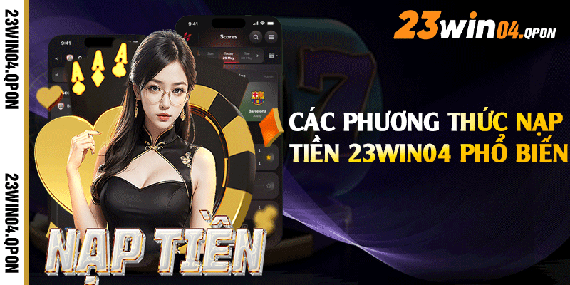 Các phương thức nạp tiền 23win04 phổ biến